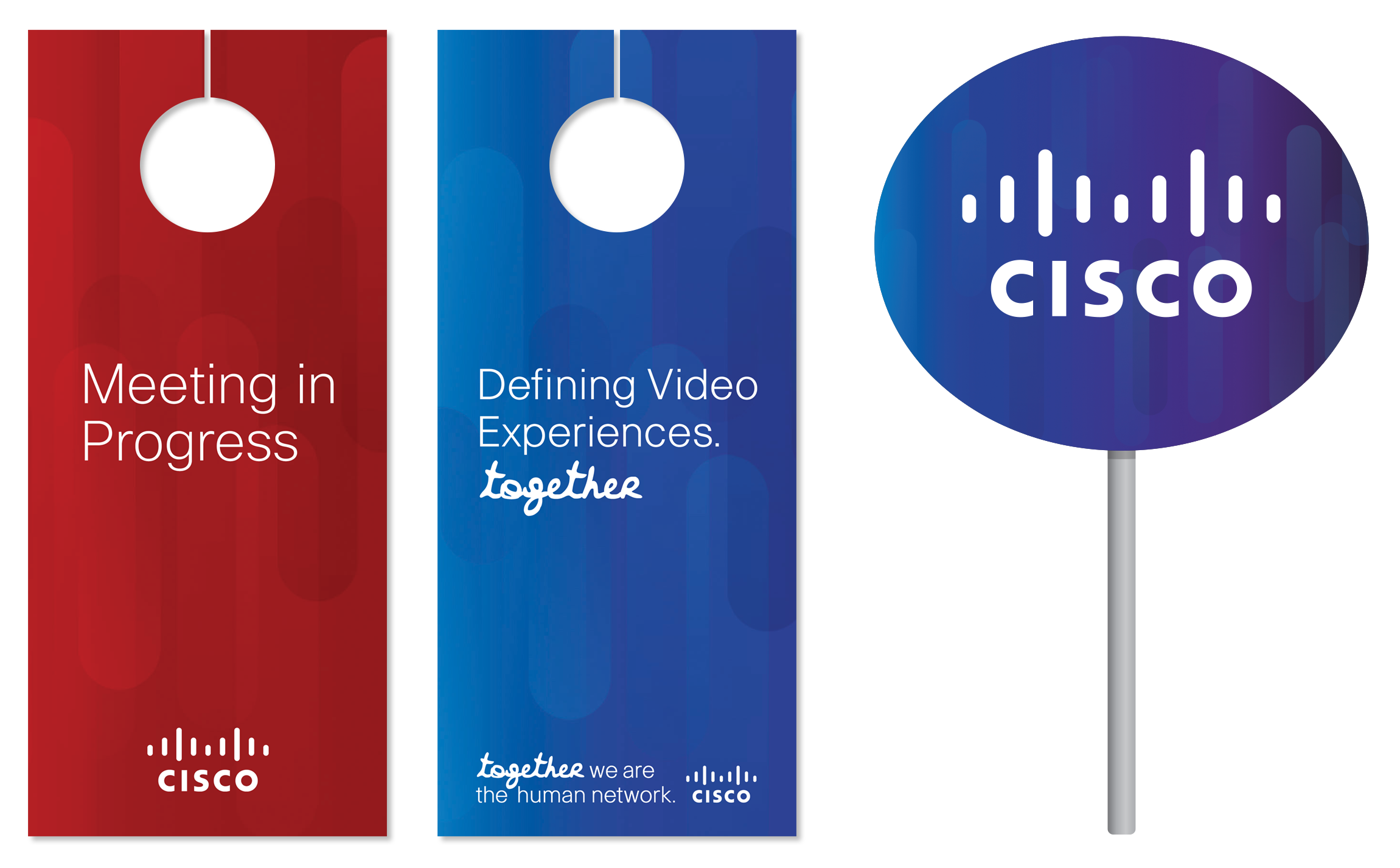 Door Hangers and Lollipop Sign