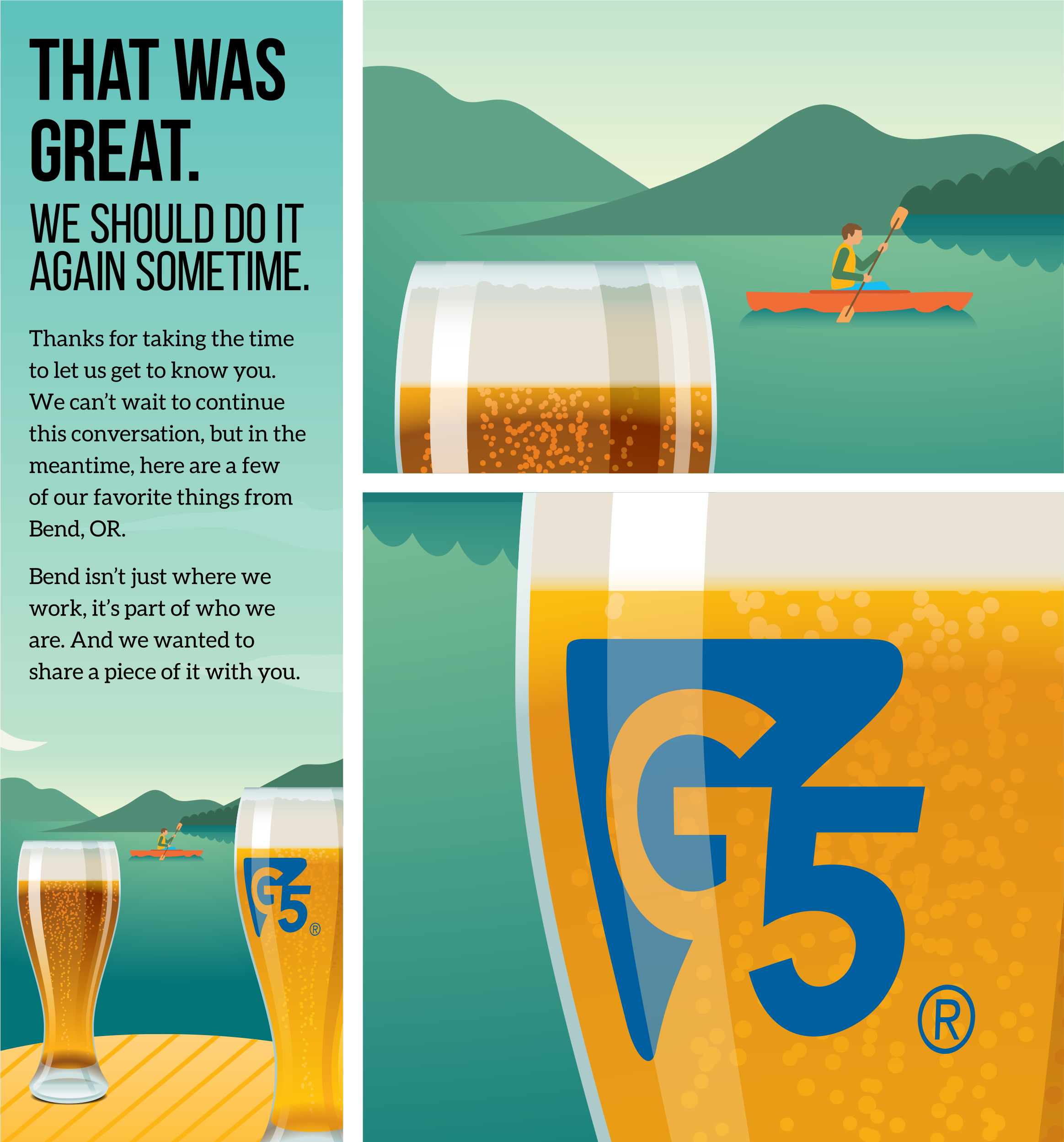 G5 AIM Event, Bend in a Bag