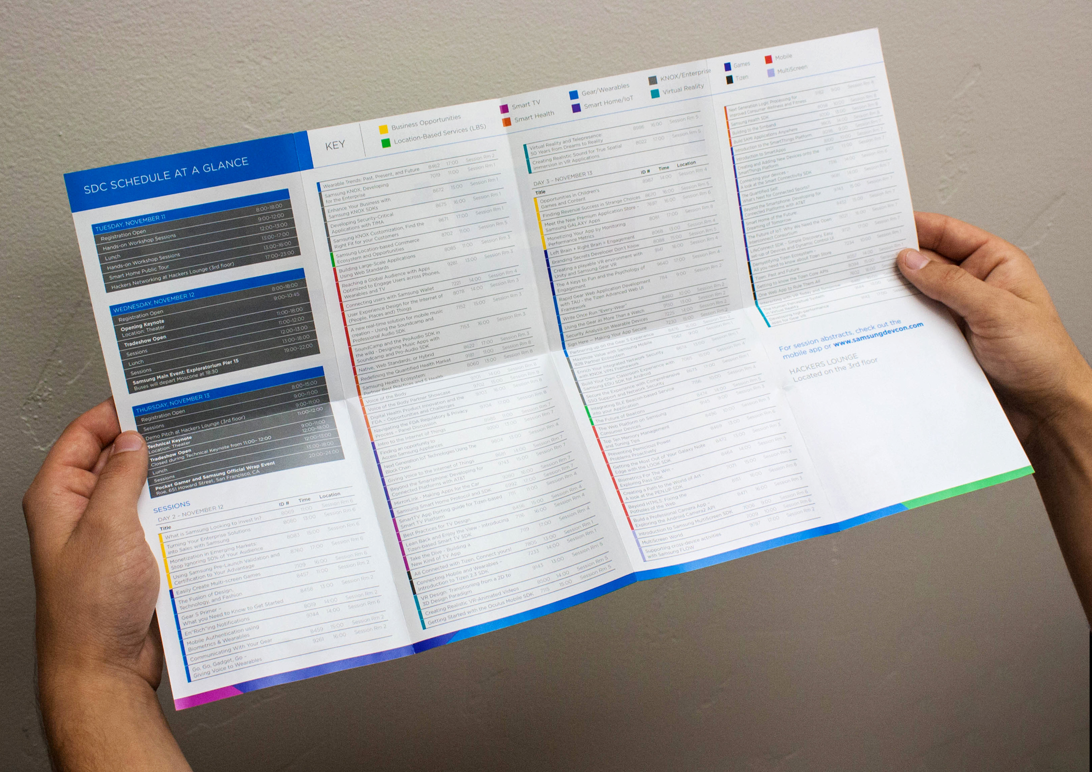 Samsung Developers Conference Pocket Guide