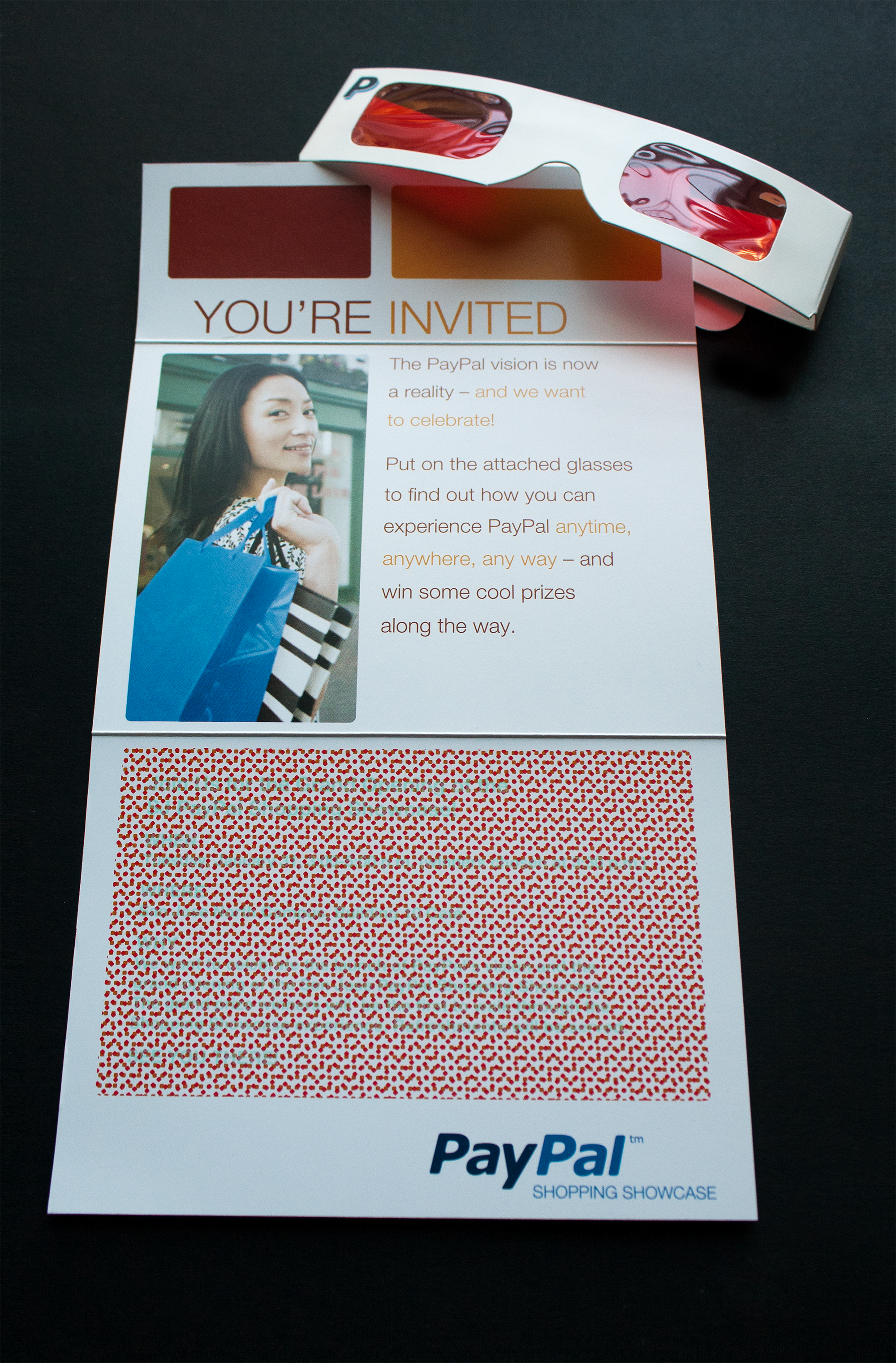 PayPal “For Your Eyes Only” Invitation